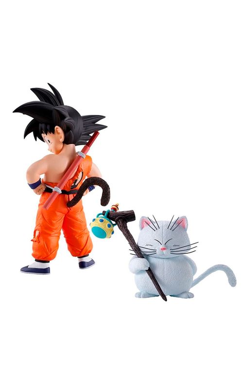 Estátua Son Goku and Korin The Lookout Above The Clouds - Dragon Ball - Ichibansho - Bandai